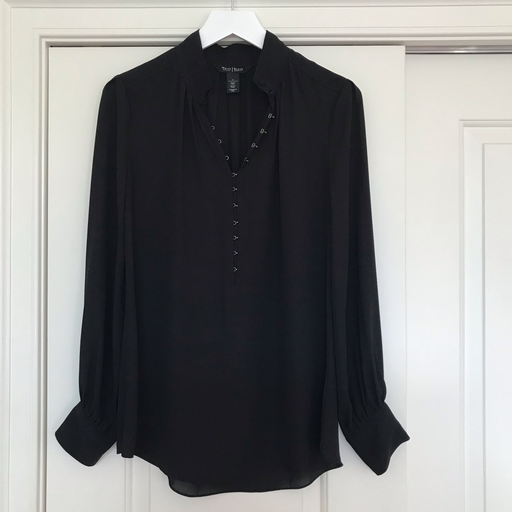White House | Black Market Long Sleeve Blouse